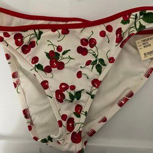 Bikini Bottom Cherry Design, Size Medium
